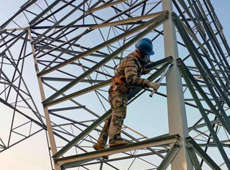 铁塔安装数显扭矩扳手案例